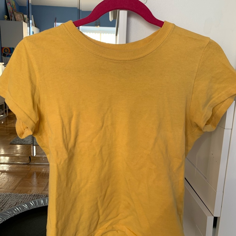 Yellow T shirt from urban outfitters